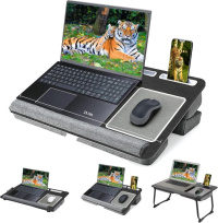 Yshunlai Laptop Lap Desk 2-in-1 with Cushion
